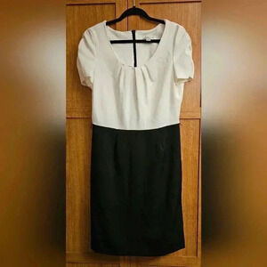 Olivia Matthews Classic Cap Sleeve Sheath Dress (sz 14)